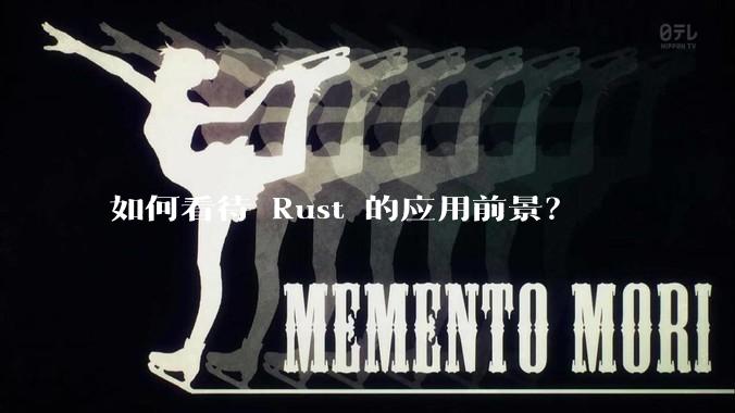 如何看待 Rust 的应用前景？